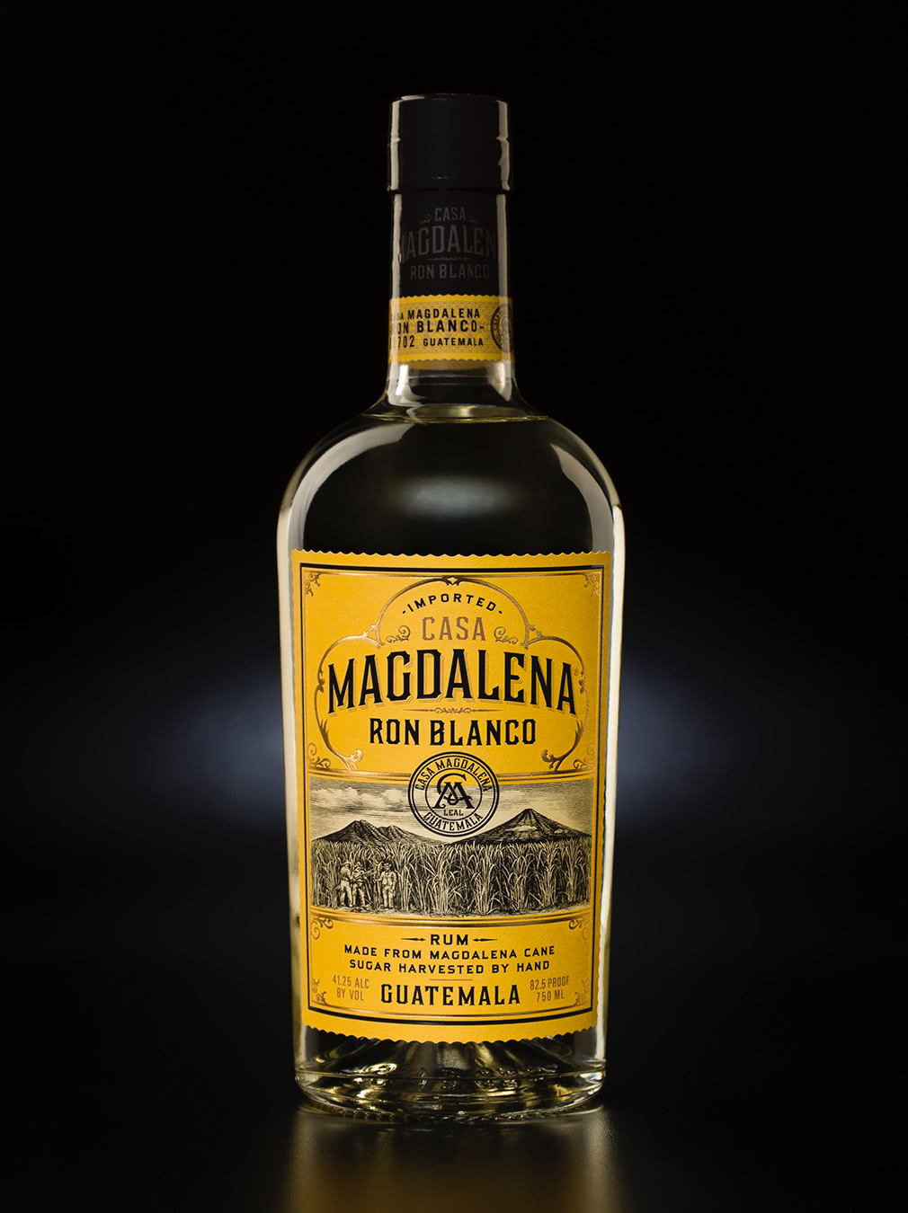 Casa Magdalena Rum - spirits bottle design
