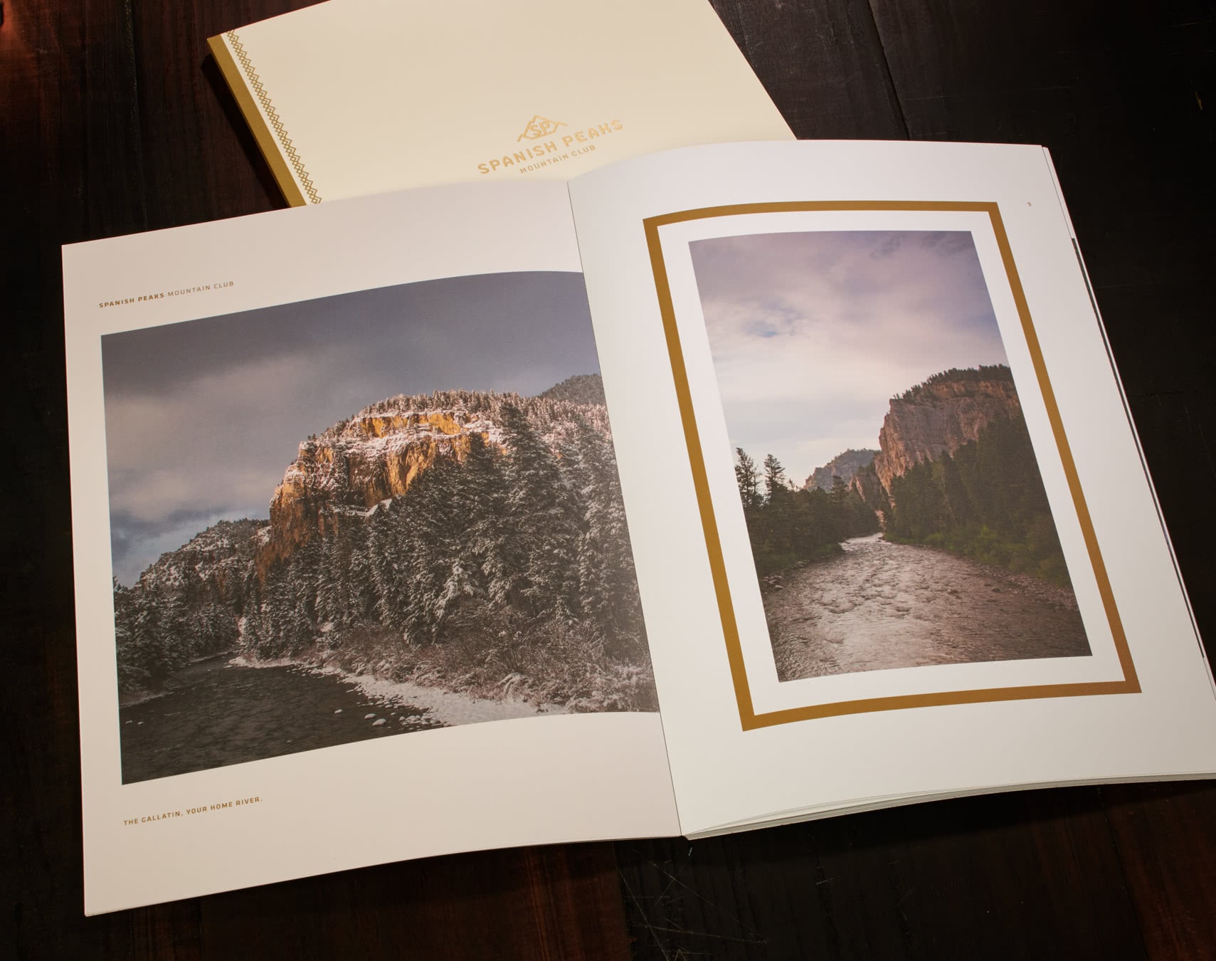 Spanish Peaks Mountain Club book spread