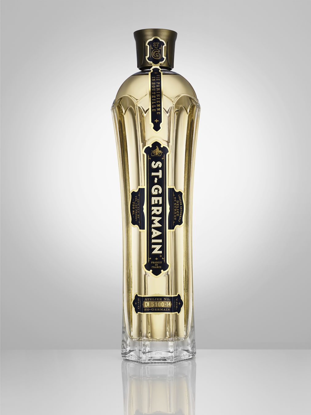 St-Germain spirits custom bottle design