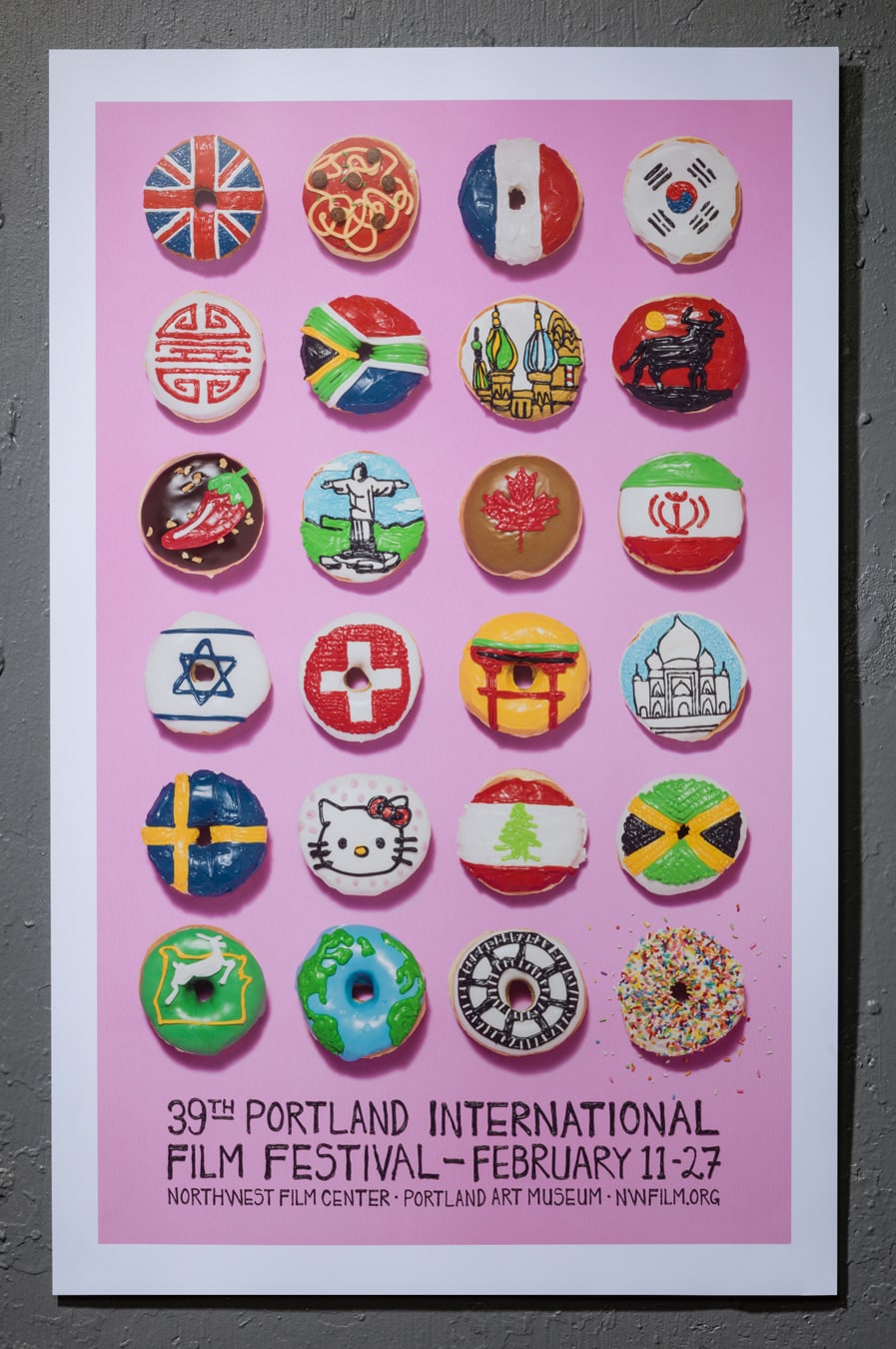 39th Portland International Film Festival Poster design