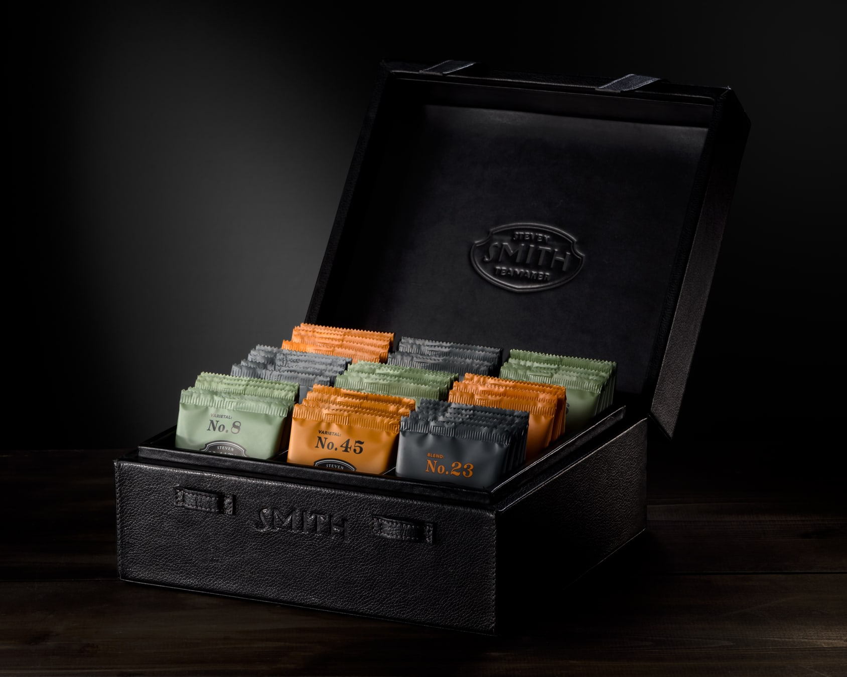 Steven Smith Teamaker tea retail display design leather box