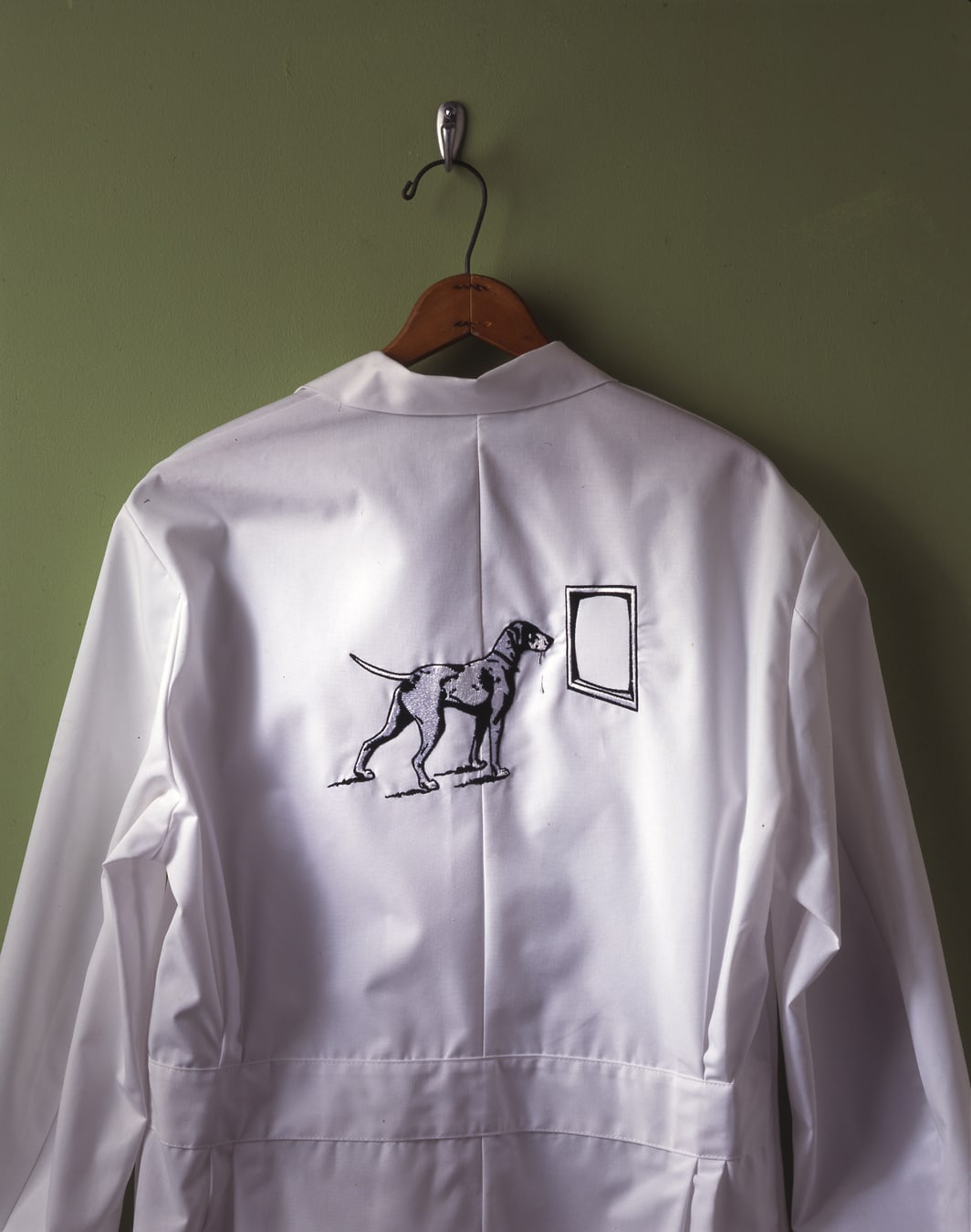 Pavlov Productions identity design lab coat