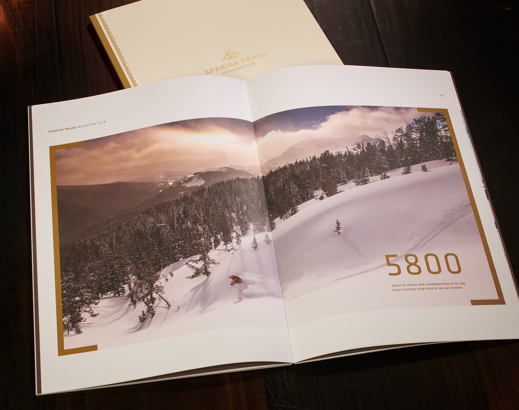 Spanish Peaks Mountain Club book spread