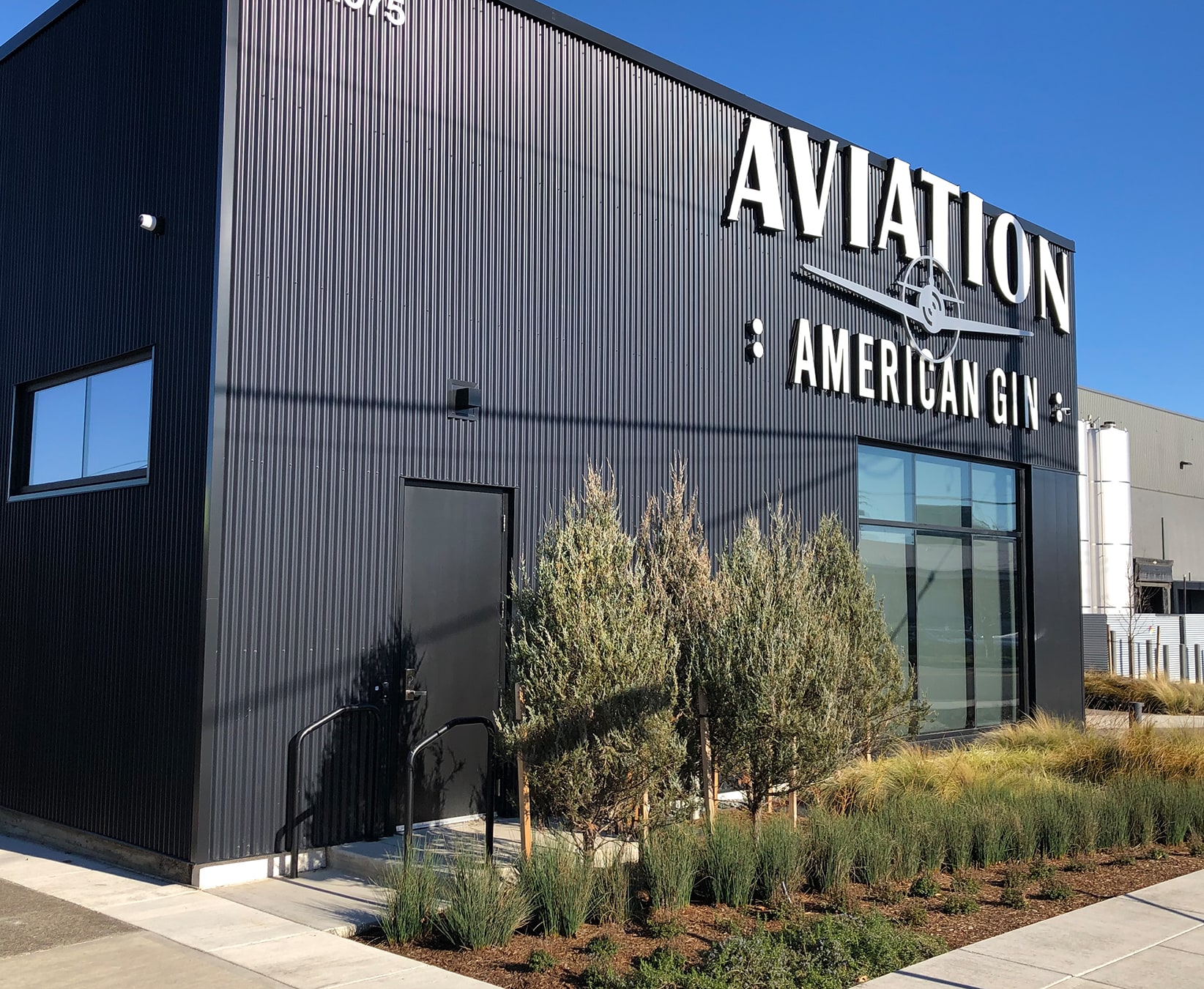 Aviation Gin Tasting Room exterior