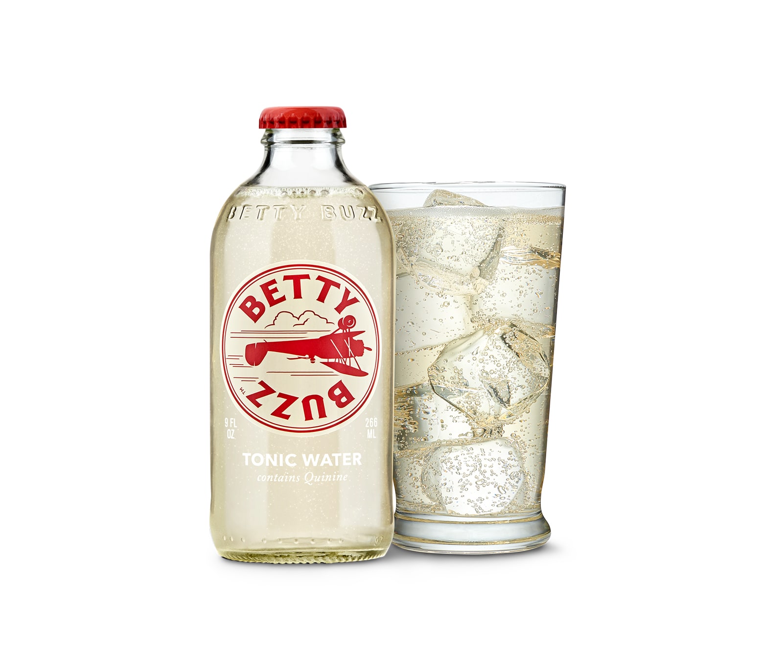 Betty Buzz Tonic bottle package design