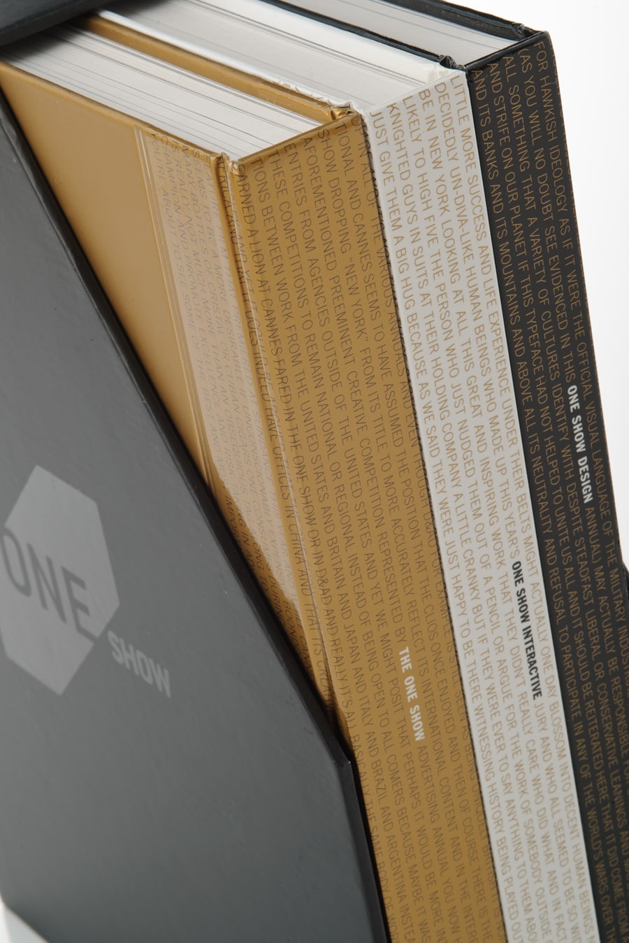 One Show Annuals book design volumes detail