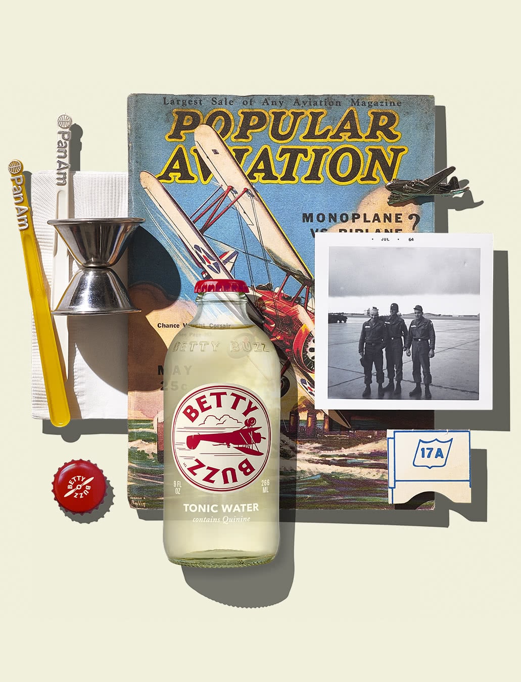 Betty Buzz Tonic collage