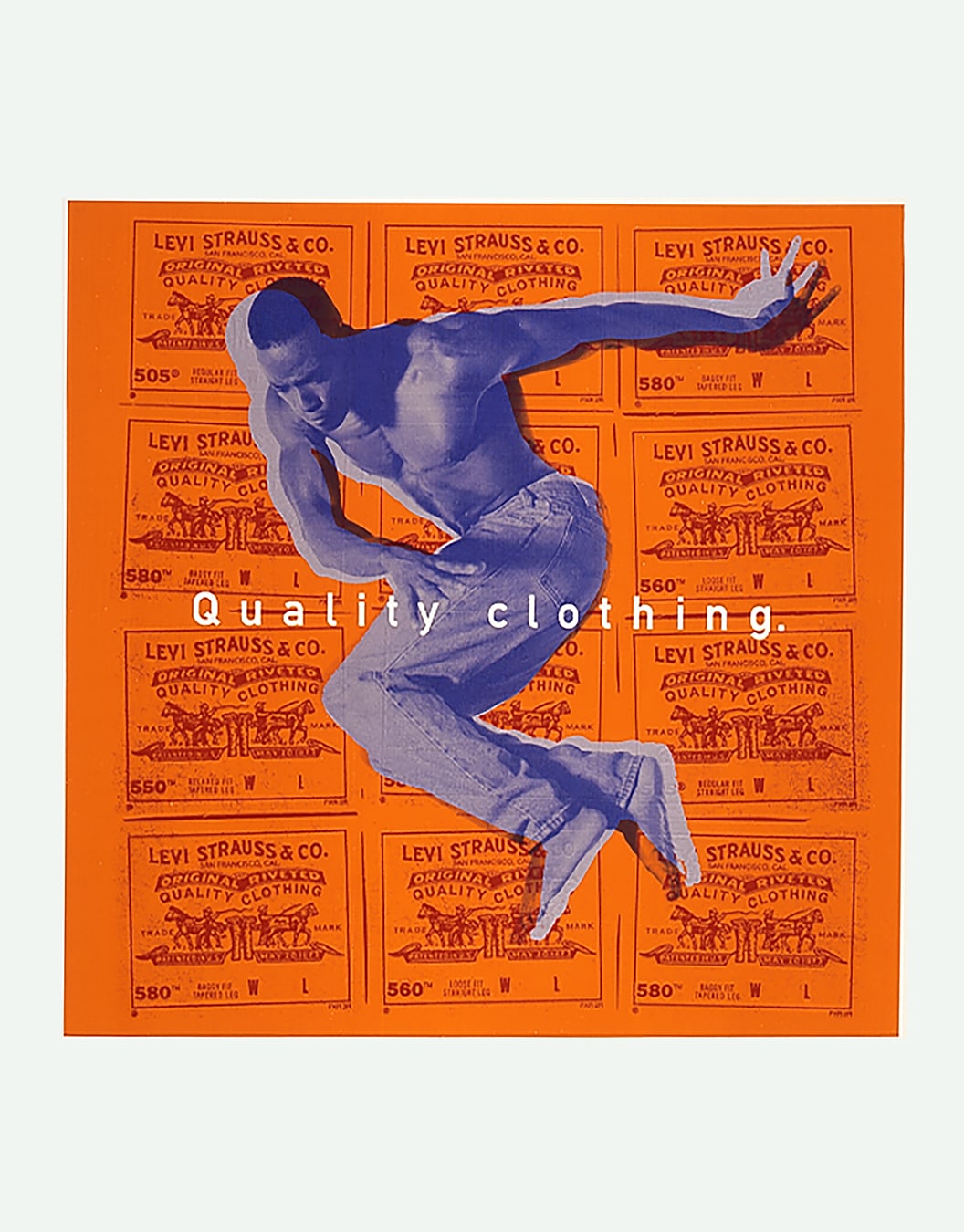 Levi’s advertising design Orange Tab poster