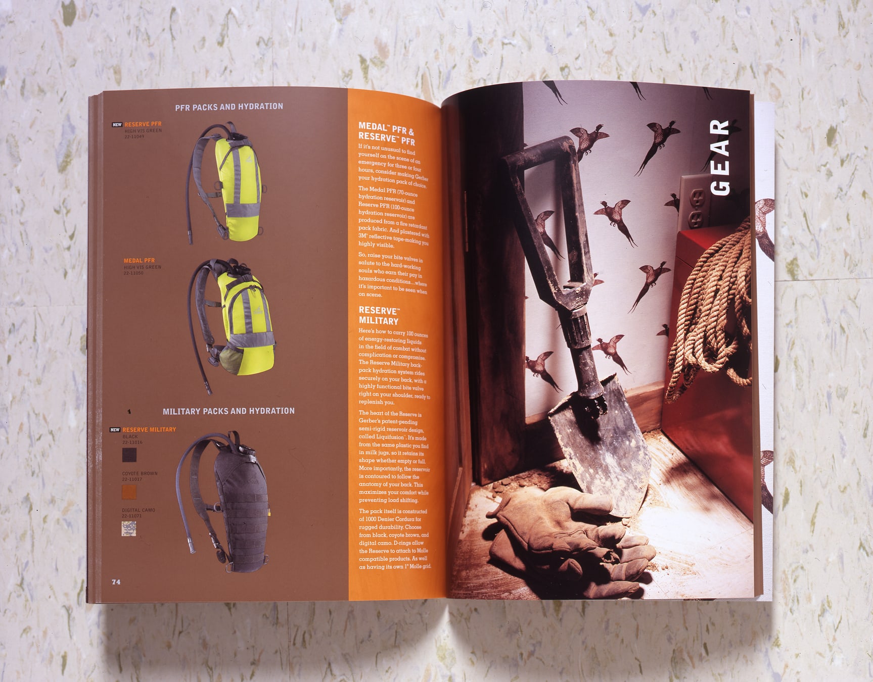 Gerber catalog design