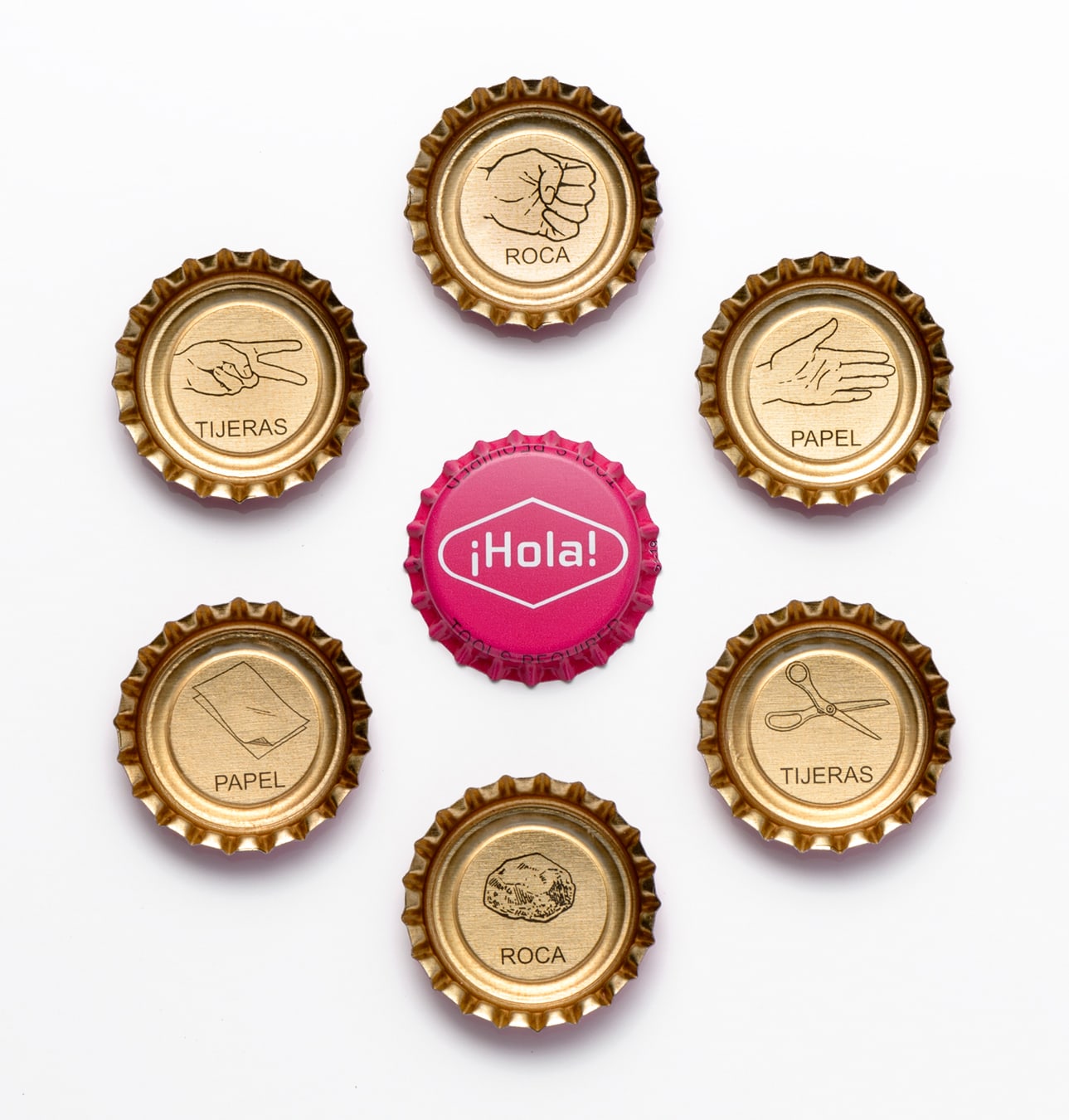 Sesión Cerveza beer bottlecap identity design