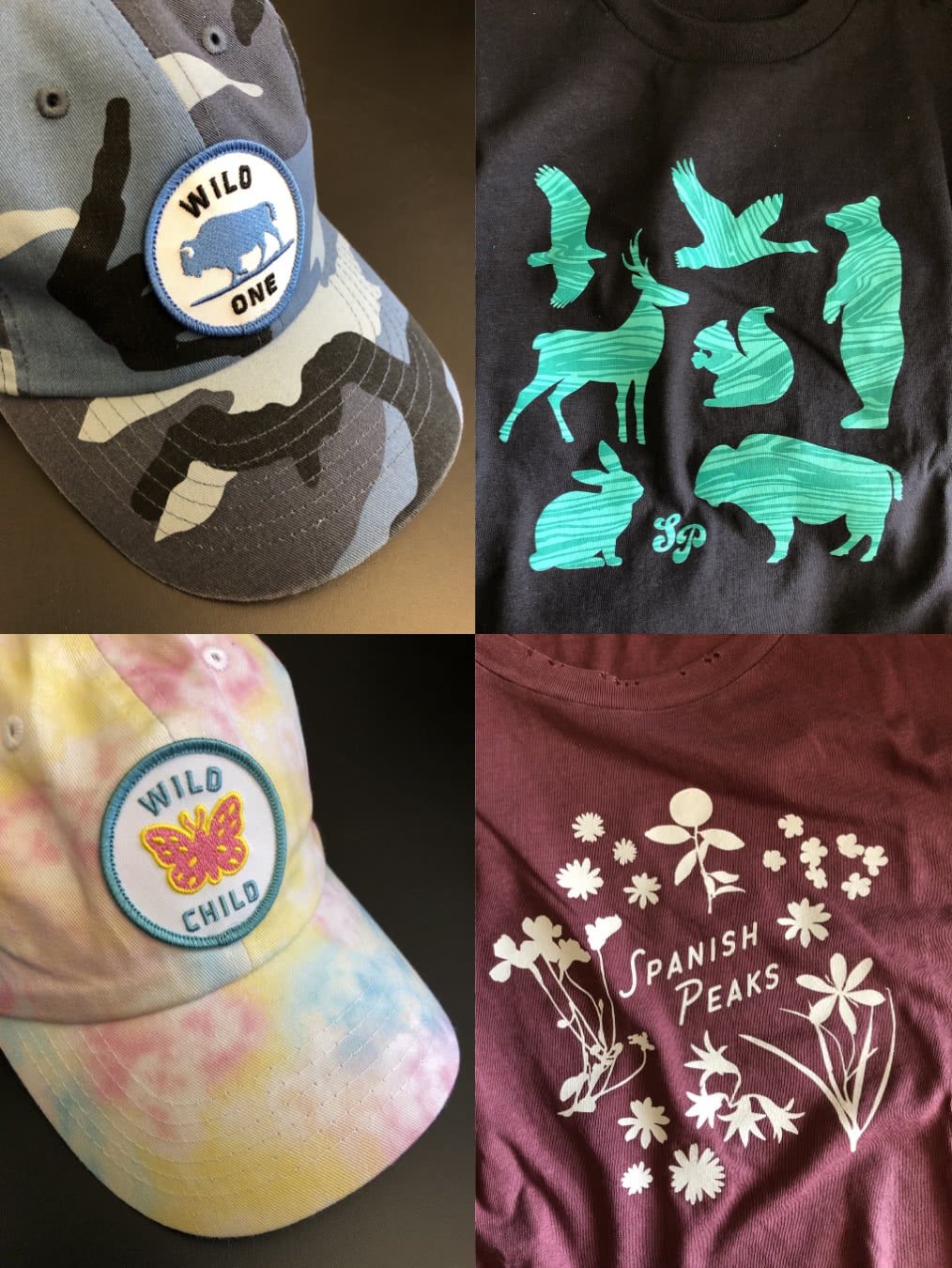 Spanish Peaks kids merch