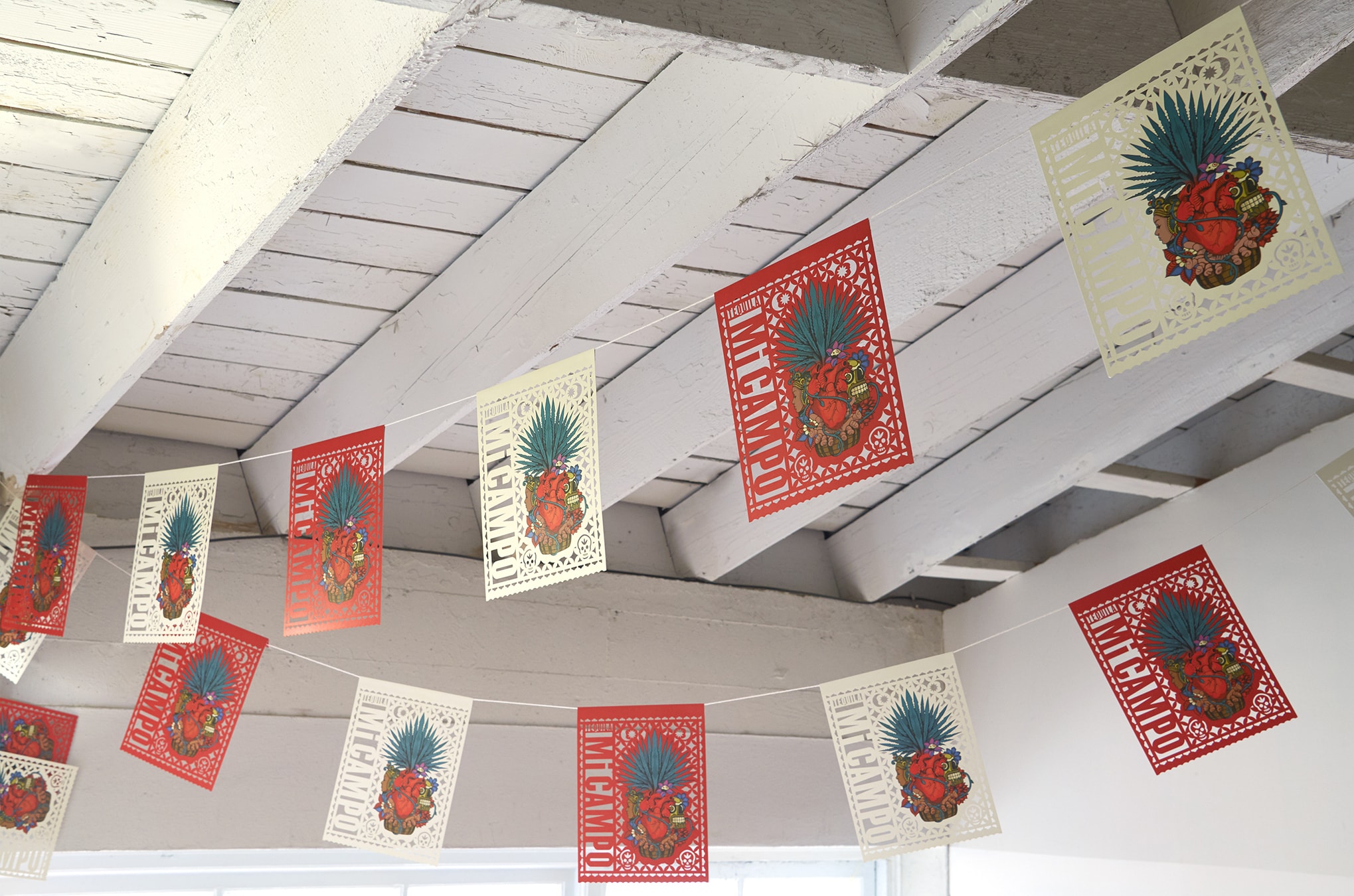Mi Campo - die cut paper pennants