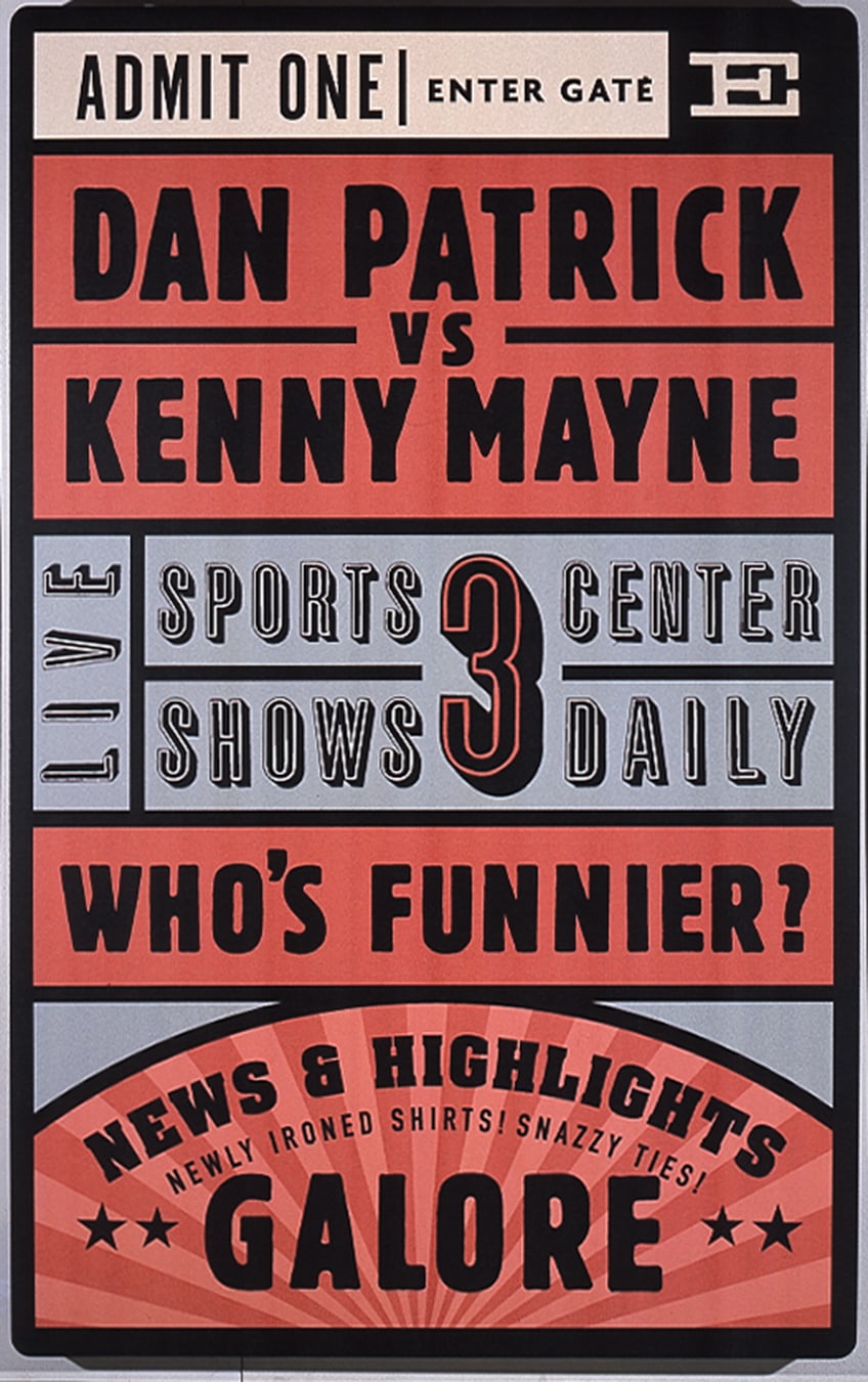 ESPN trade event exhibition poster design