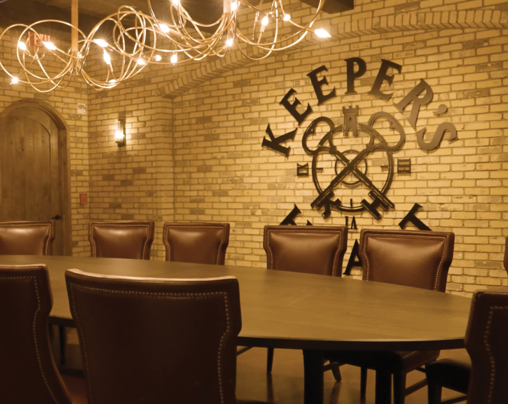 Keepers’s Heart sign design in conference room