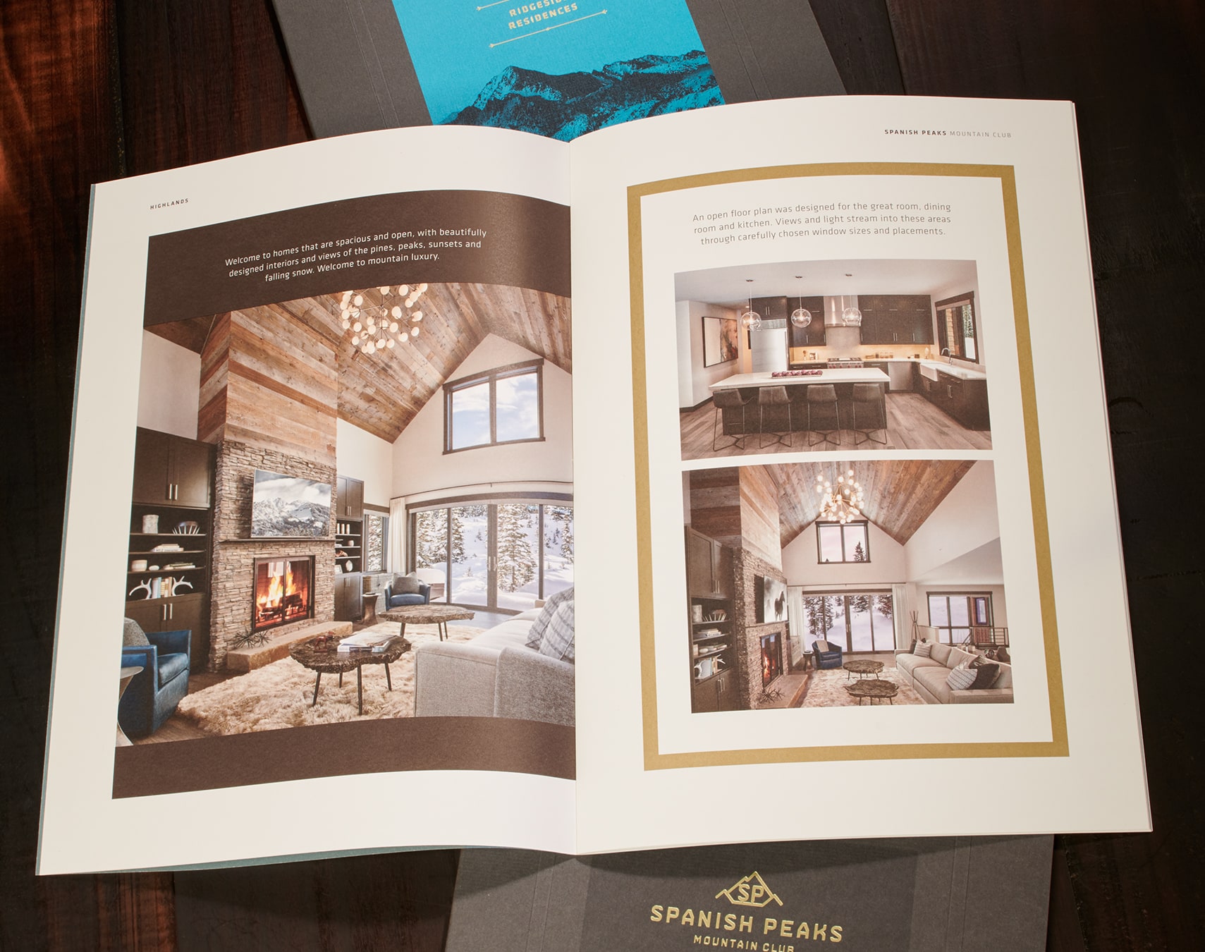 Spanish Peaks highlands brochure spread