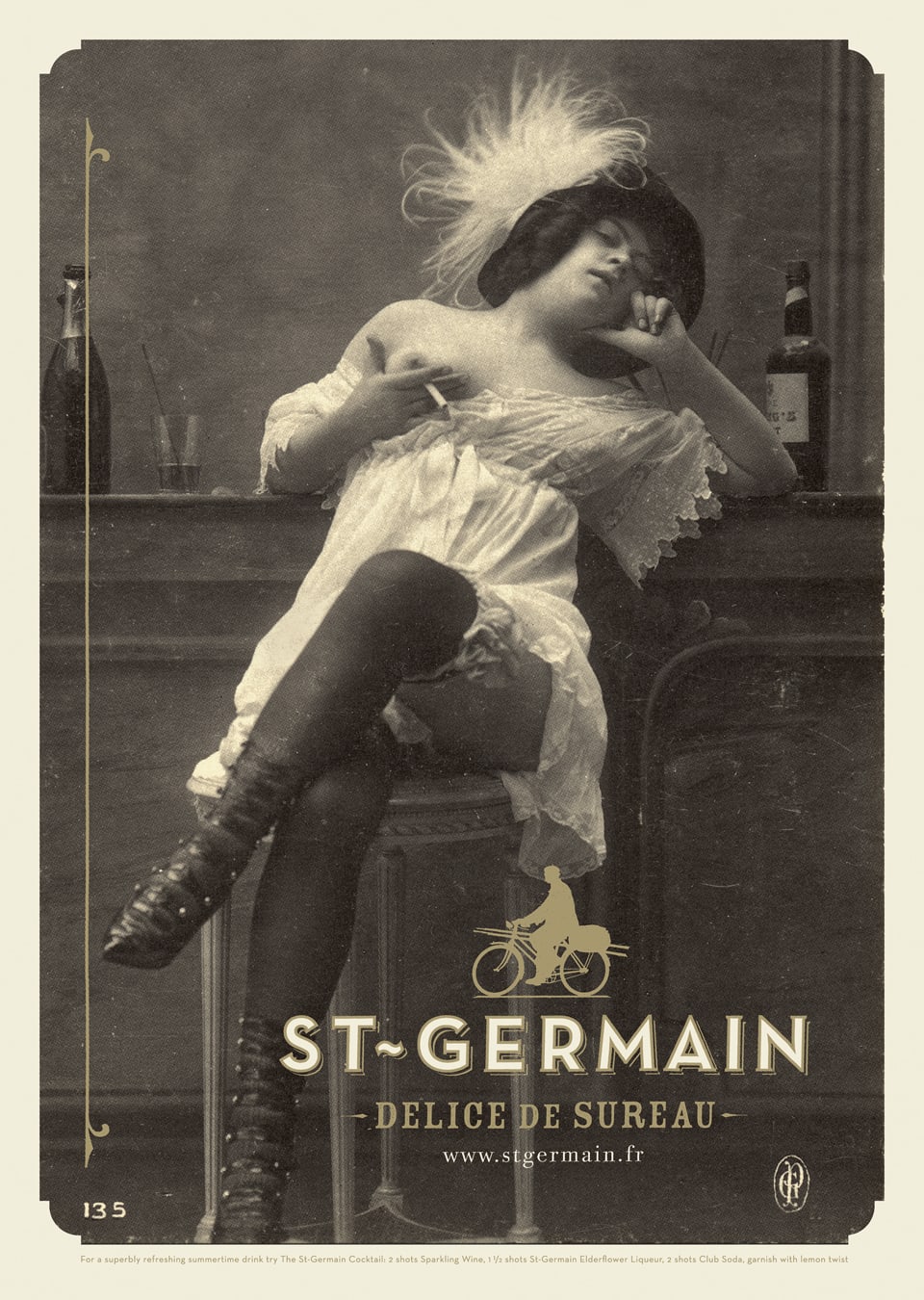 St-Germain spirits advertising poster design