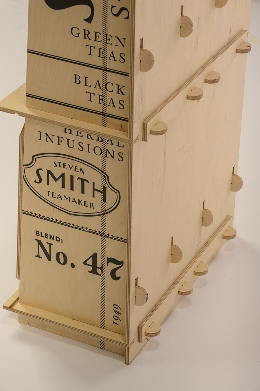 Steven Smith Teamaker retail tea display design detail