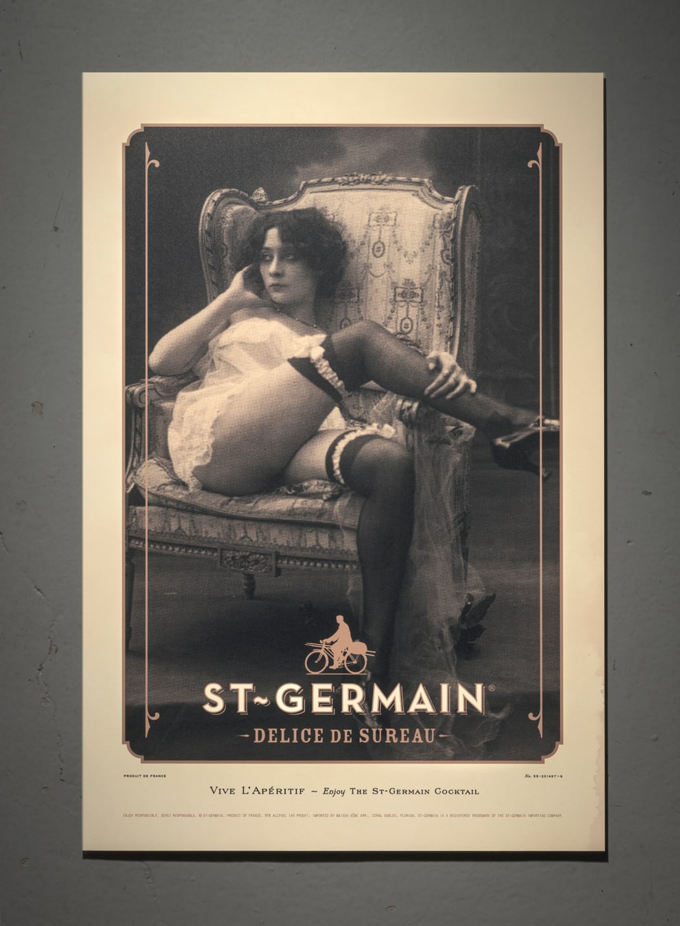 St-Germain spirits advertising design vintage poster
