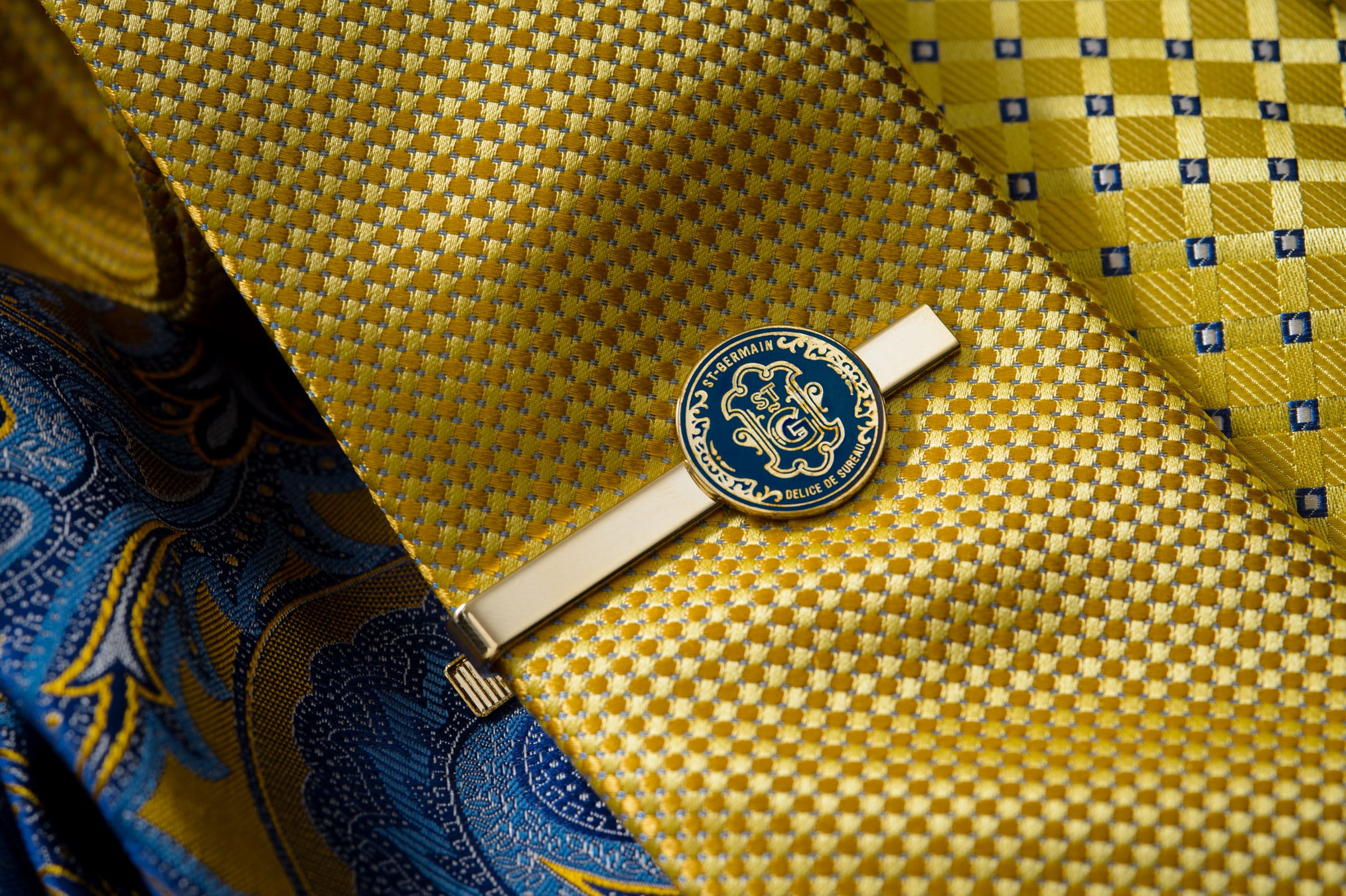 St-Germain spirits ephemera design tie clip