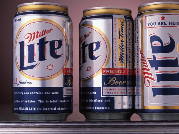 Miller Lite can design