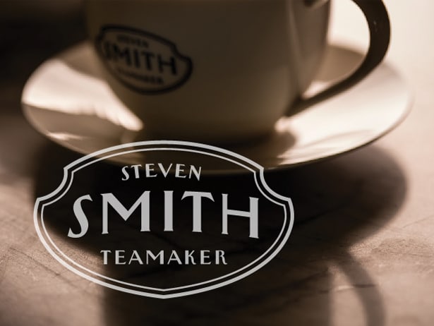 Steven Smith Teamaker logo and teacup