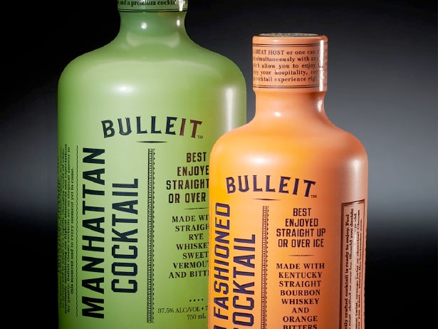 Bulleit ready to pour cocktails RTD design